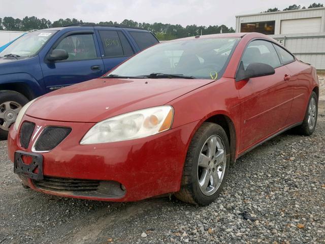 1G2ZH158064127860 - 2006 PONTIAC G6 GT RED photo 2