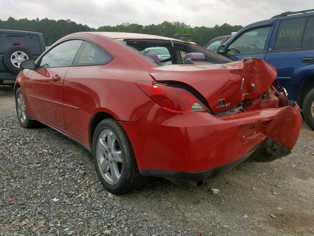 1G2ZH158064127860 - 2006 PONTIAC G6 GT RED photo 3