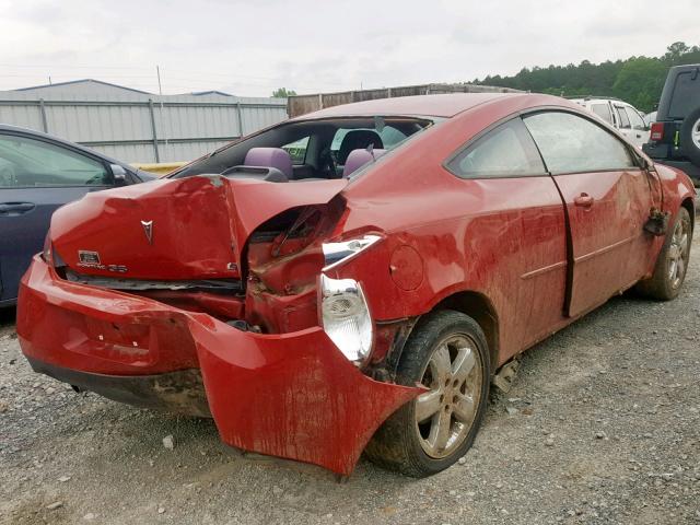 1G2ZH158064127860 - 2006 PONTIAC G6 GT RED photo 4