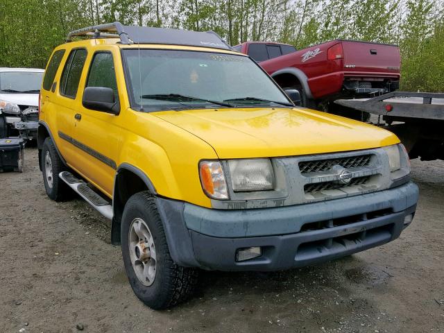 5N1ED28Y2YC522571 - 2000 NISSAN XTERRA XE YELLOW photo 1