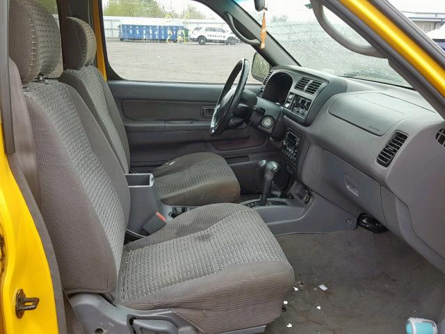 5N1ED28Y2YC522571 - 2000 NISSAN XTERRA XE YELLOW photo 5