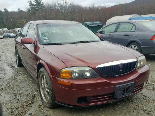 1LNHM87A02Y659023 - 2002 LINCOLN LS RED photo 1