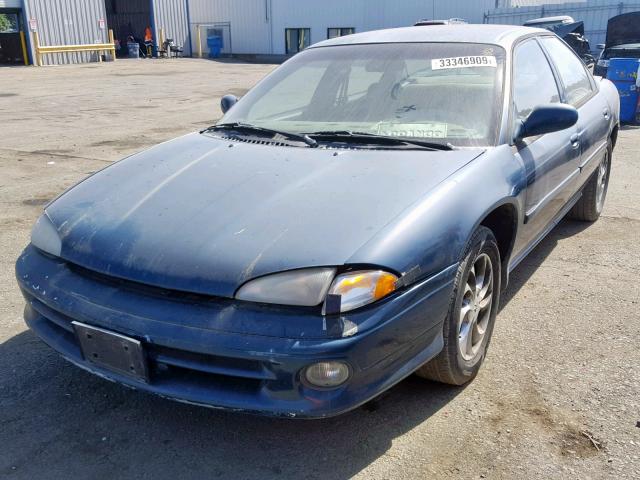 2B3HD46T5TH230490 - 1996 DODGE INTREPID GREEN photo 2