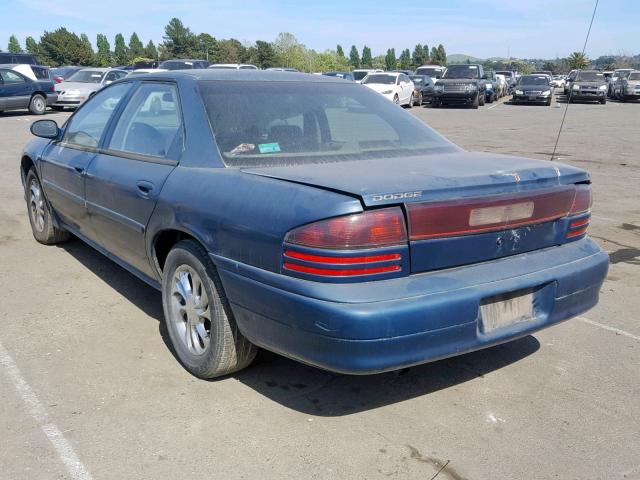 2B3HD46T5TH230490 - 1996 DODGE INTREPID GREEN photo 3