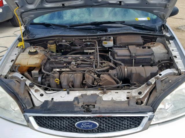 1FAFP34N36W108489 - 2006 FORD FOCUS ZX4 GRAY photo 7