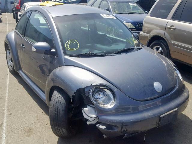 3VWBK31C65M401941 - 2005 VOLKSWAGEN NEW BEETLE ნაცრისფერი ფოტო 1