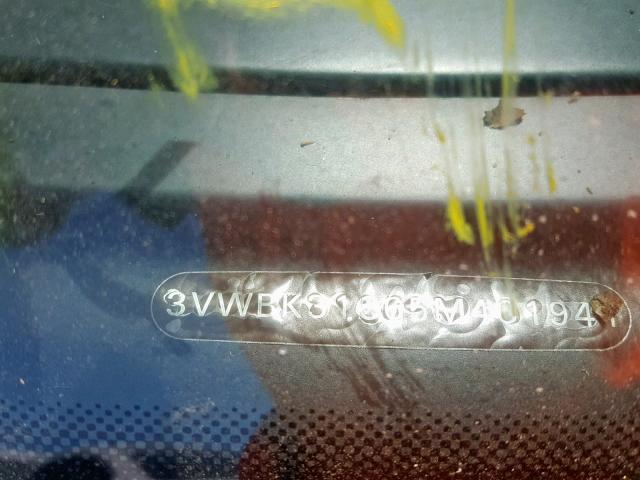 3VWBK31C65M401941 - 2005 VOLKSWAGEN NEW BEETLE ნაცრისფერი ფოტო 10