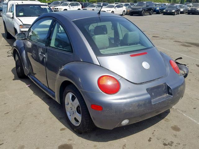 3VWBK31C65M401941 - 2005 VOLKSWAGEN NEW BEETLE ნაცრისფერი ფოტო 3