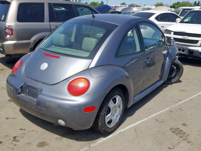 3VWBK31C65M401941 - 2005 VOLKSWAGEN NEW BEETLE ნაცრისფერი ფოტო 4