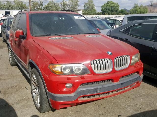 5UXFA93574LE81857 - 2004 BMW X5 4.8IS RED photo 1