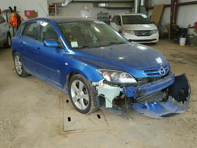 JM1BK143641172272 - 2004 MAZDA 3 HATCHBAC BLUE photo 1