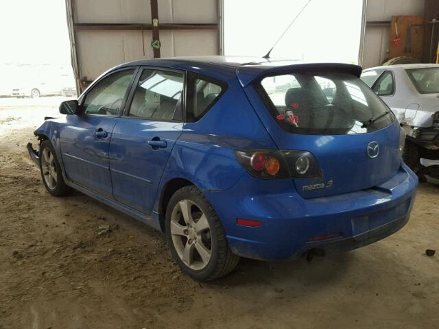 JM1BK143641172272 - 2004 MAZDA 3 HATCHBAC BLUE photo 3