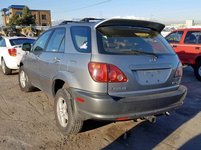 JT6HF10U8Y0145185 - 2000 LEXUS RX 300 SILVER photo 3