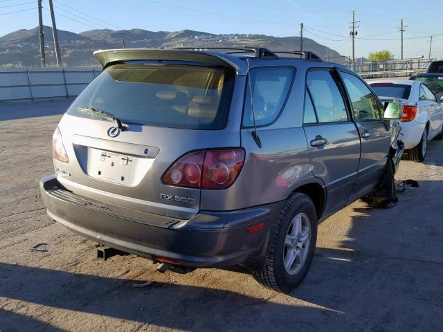 JT6HF10U8Y0145185 - 2000 LEXUS RX 300 SILVER photo 4