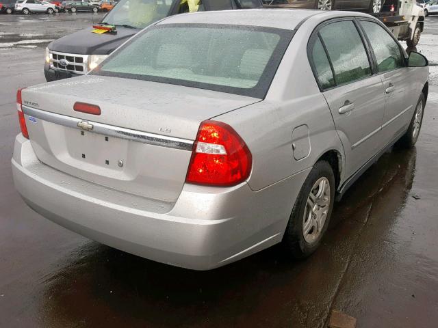 1G1ZS57F87F267962 - 2007 CHEVROLET MALIBU LS SILVER photo 4