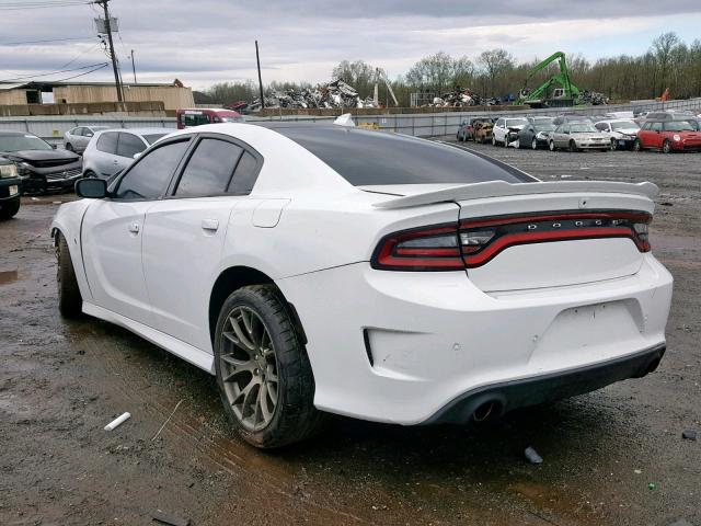 2C3CDXL9XGH138658 - 2016 DODGE CHARGER SR WHITE photo 3