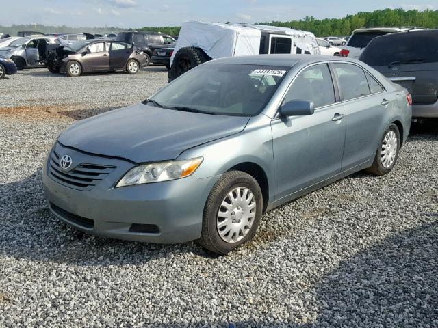 4T1BE46K38U748882 - 2008 TOYOTA CAMRY CE GREEN photo 2