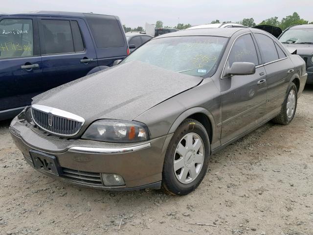 1LNHM86S64Y666541 - 2004 LINCOLN LS BROWN photo 2