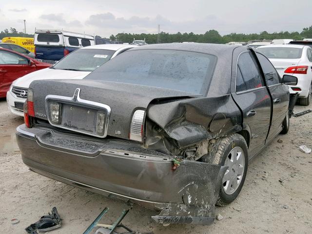 1LNHM86S64Y666541 - 2004 LINCOLN LS BROWN photo 4