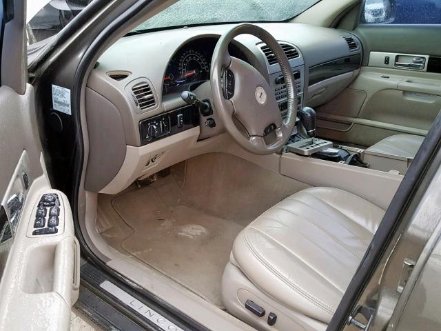 1LNHM86S64Y666541 - 2004 LINCOLN LS BROWN photo 9