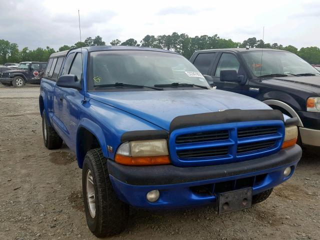 1B7GG22Y1WS684126 - 1998 DODGE DAKOTA BLUE photo 1