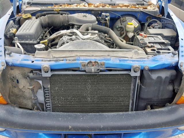 1B7GG22Y1WS684126 - 1998 DODGE DAKOTA BLUE photo 7