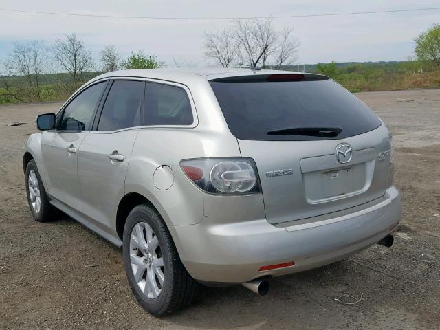 JM3ER293470106893 - 2007 MAZDA CX-7 SILVER photo 3