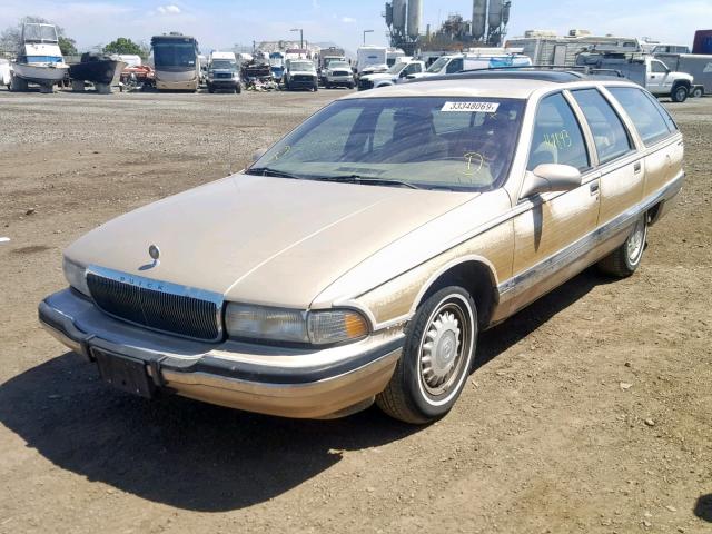 1G4BR82P3TR413551 - 1996 BUICK ROADMASTER BEIGE photo 2