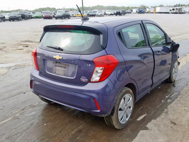 KL8CB6SA1GC635990 - 2016 CHEVROLET SPARK LS PURPLE photo 4