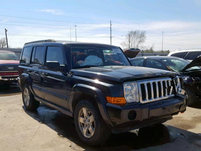 1J8HG48K58C212889 - 2008 JEEP COMMANDER BLACK photo 1