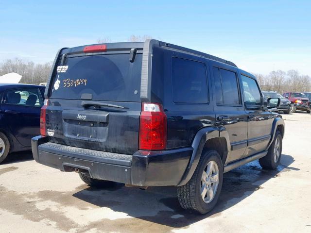 1J8HG48K58C212889 - 2008 JEEP COMMANDER BLACK photo 4