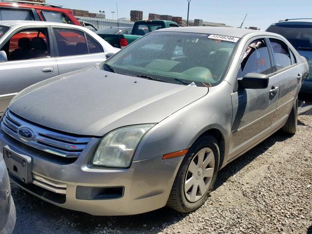 3FAHP06Z08R262932 - 2008 FORD FUSION S SILVER photo 2