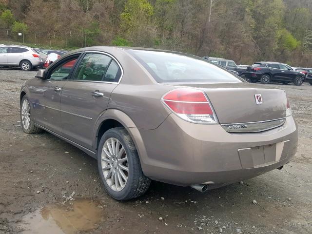 1G8ZV57717F127379 - 2007 SATURN AURA XR BEIGE photo 3