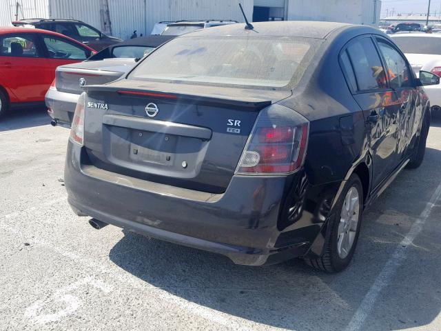 3N1AB61E59L673820 - 2009 NISSAN SENTRA 2.0 CHARCOAL photo 4