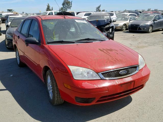 1FAFP34N15W227284 - 2005 FORD FOCUS ZX4 RED photo 1