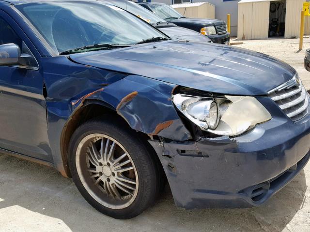 1C3LC56K27N526254 - 2007 CHRYSLER SEBRING TO BLUE photo 9