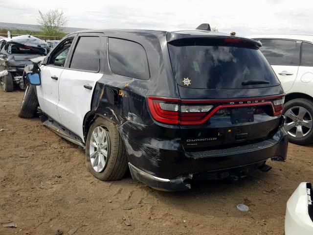 1C4SDJFTXEC598463 - 2014 DODGE DURANGO SS TWO TONE photo 3