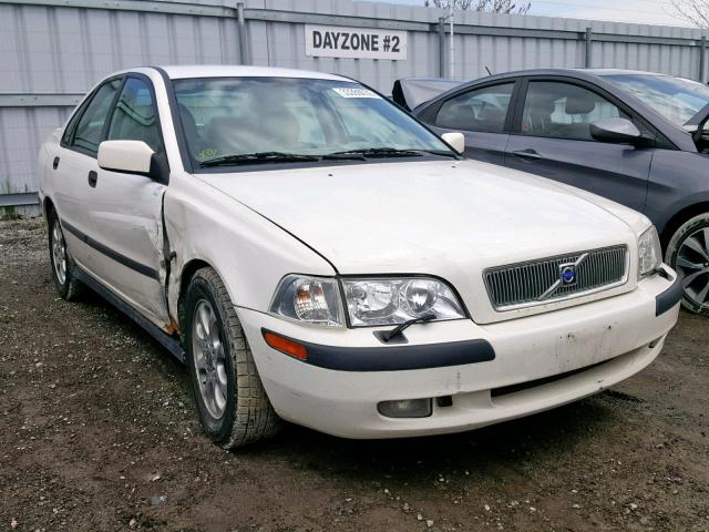 YV1VS29571F637146 - 2001 VOLVO S40 1.9T WHITE photo 1