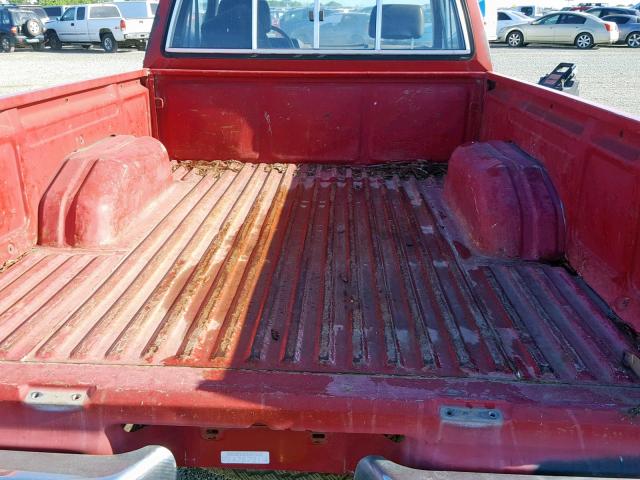 JT4RN67D4H5075626 - 1987 TOYOTA PICKUP XTR RED photo 6