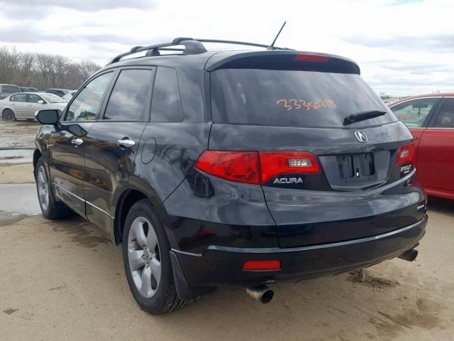 5J8TB18539A000693 - 2009 ACURA RDX TECHNO BLACK photo 3