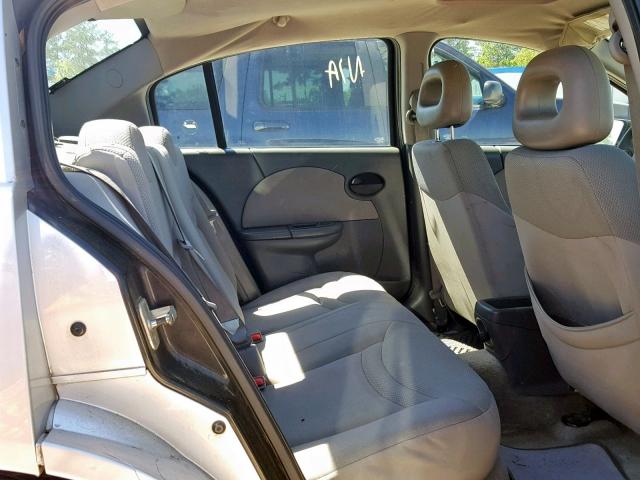 1G8AJ52F93Z134922 - 2003 SATURN ION LEVEL SILVER photo 6