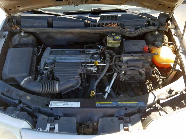 1G8AJ52F93Z134922 - 2003 SATURN ION LEVEL SILVER photo 7