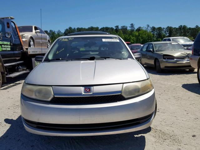 1G8AJ52F93Z134922 - 2003 SATURN ION LEVEL SILVER photo 9