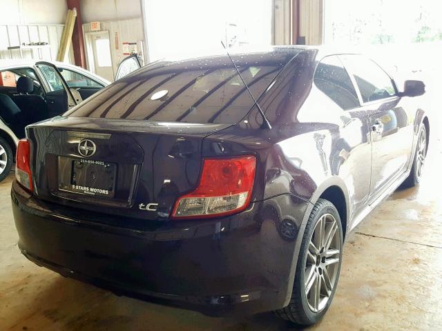 JTKJF5C79C3036208 - 2012 TOYOTA SCION TC PURPLE photo 4