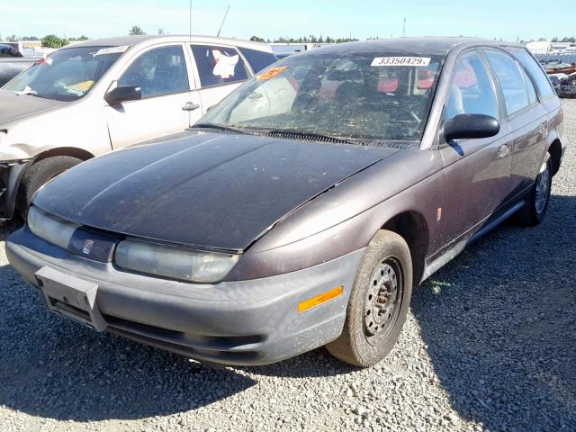 1G8ZH8280XZ258729 - 1999 SATURN SW1 PURPLE photo 2