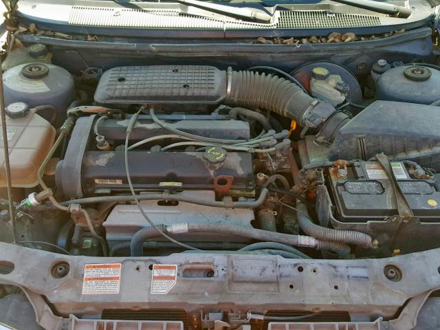 1FAFP6634YK148703 - 2000 FORD CONTOUR SE TEAL photo 7