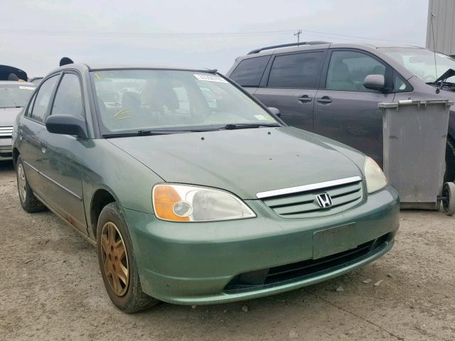 2HGES16113H565462 - 2003 HONDA CIVIC DX GREEN photo 1