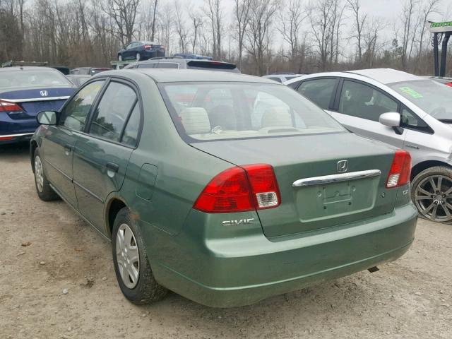 2HGES16113H565462 - 2003 HONDA CIVIC DX GREEN photo 3