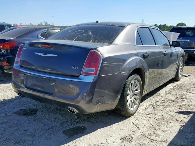 2C3CCAAG2DH612051 - 2013 CHRYSLER 300 GRAY photo 4