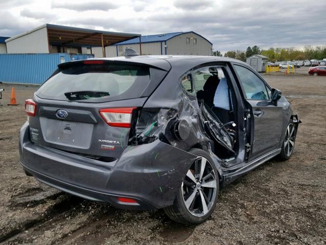 4S3GTAM61J3730235 - 2018 SUBARU IMPREZA SP GRAY photo 4